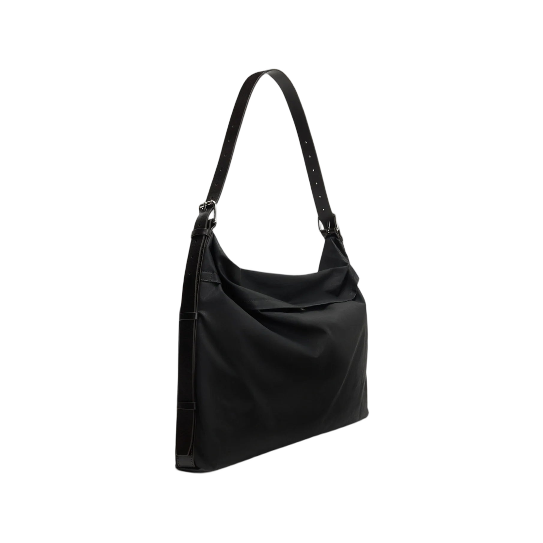 르메르 워터 리펠런트 레지네이티드 코튼 캔버스 미디움 트렌치 포켓 백 오닉스(Lemaire Water Repellent Resinated Cotton Canvas Medium Trench Pocket Bag Onyx) - 2