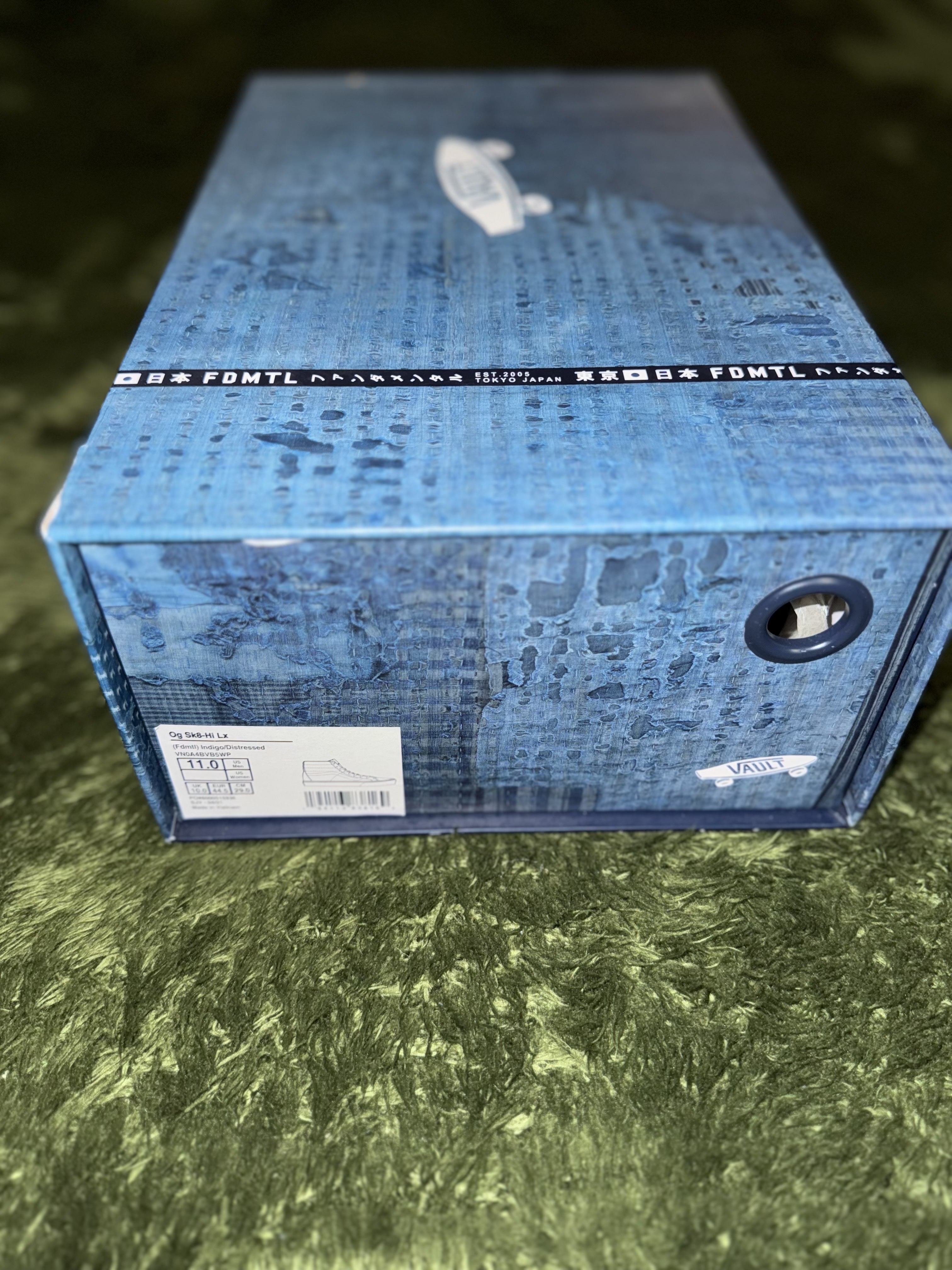 Vans Vault x FDMTL OG Sk8-Hi LX Indigo 착용 스타일 - 10