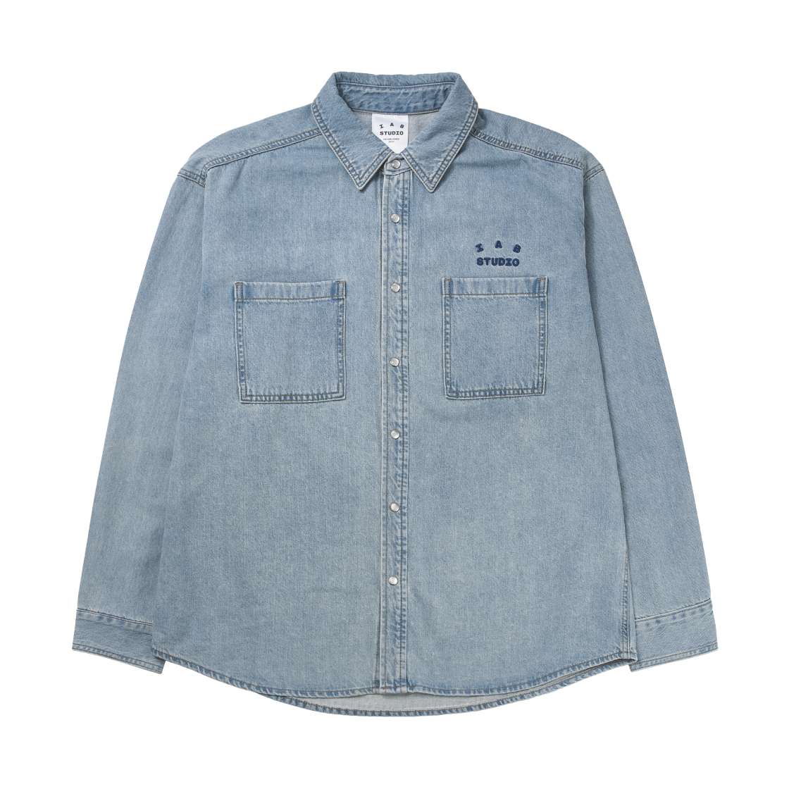 아이앱 스튜디오 데님 셔츠 블루(IAB Studio Denim Shirt Blue)