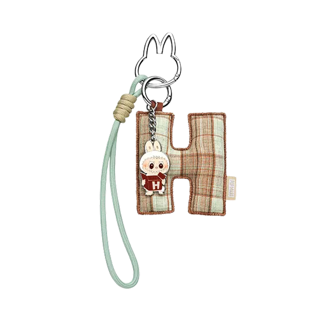 팝마트 라부부 더 몬스터즈 내 마음속 비밀번호 시리즈 - 레터 펜던트 (A-M) H (개봉 박스)