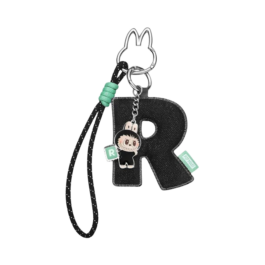 팝마트 라부부 더 몬스터즈 내 마음속 비밀번호 시리즈 - 레터 펜던트 (N-Z) R (개봉 박스)(Pop Mart Labubu The Monsters Pin For Love Series - Letter Pendant (N-Z) R (Opened Case))