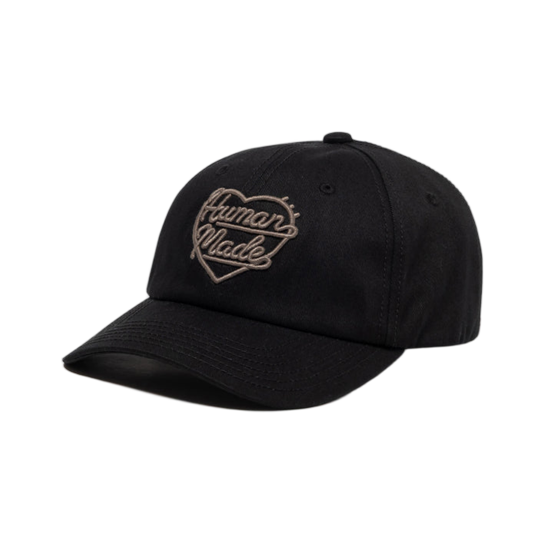 휴먼 메이드 6 패널 트윌 캡 블랙(Human Made 6 Panel Twill Cap Black)