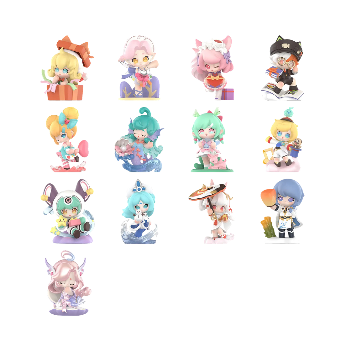 팝마트 왕자영요 감사 시즌 시리즈 피규어 미개봉 랜덤박스 (12개입)(Pop Mart Honor of Kings Baby Heroes-Gratitude Season Series Figures Sealed Case (12 Blind Boxes)) - 2