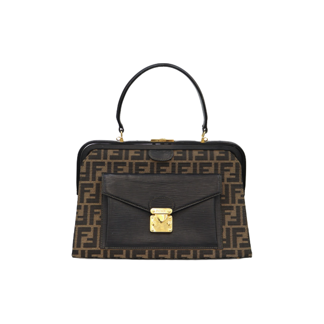 펜디 주카 포켓 탑핸들백 A-A22199(Fendi Zucchino Pocket Top Handle Bag) - 1