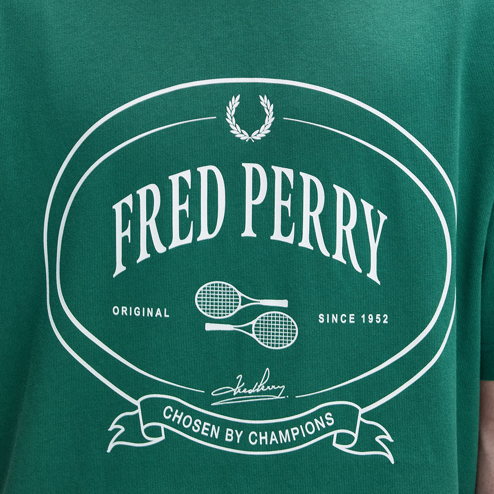 프레드 페리 클럽하우스 초즌 바이 챔피언스 티셔츠 스포츠그린(Fred Perry Clubhouse Chosen By Champions T-Shirt Sport Green) - 5