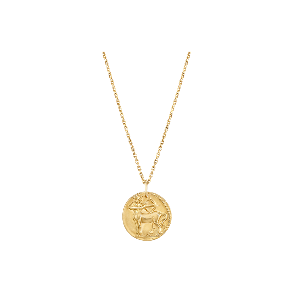 반 클리프 & 아펠 조디악 새지테리어스 사수자리 메달 18K 옐로우 골드(Van Cleef & Arpels Zodiaque Medal Sagittarii Sagittarius 18K Yellow Gold) - 1
