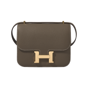 Hermes Constance III Mini 18 Bag Epsom & Gold Etoupe (New Version with Mirror)