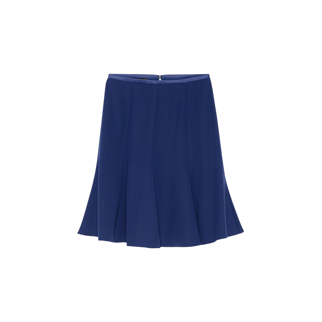 EW001508AF10206UB105 (W) Emporio Armani Flared Shape Mini Skirt Blue
