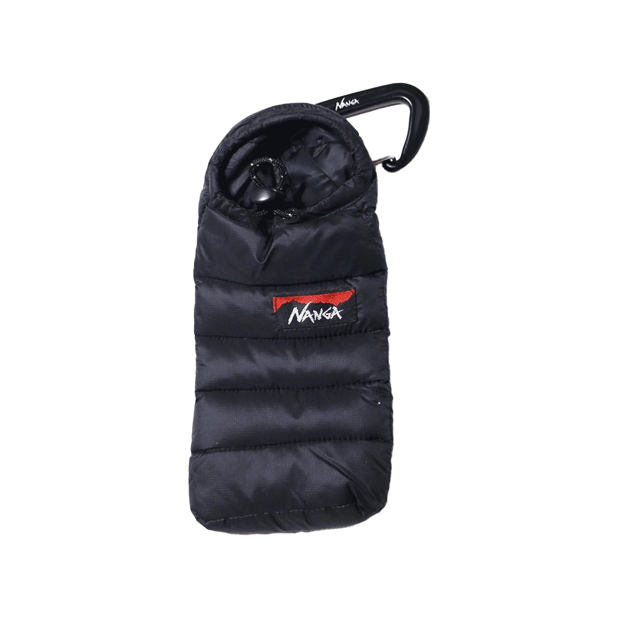 난가 미니 슬리핑 백 폰 케이스 블랙 - 25FW(Nanga Mini Sleeping Bag Phone Case Black - 25FW)