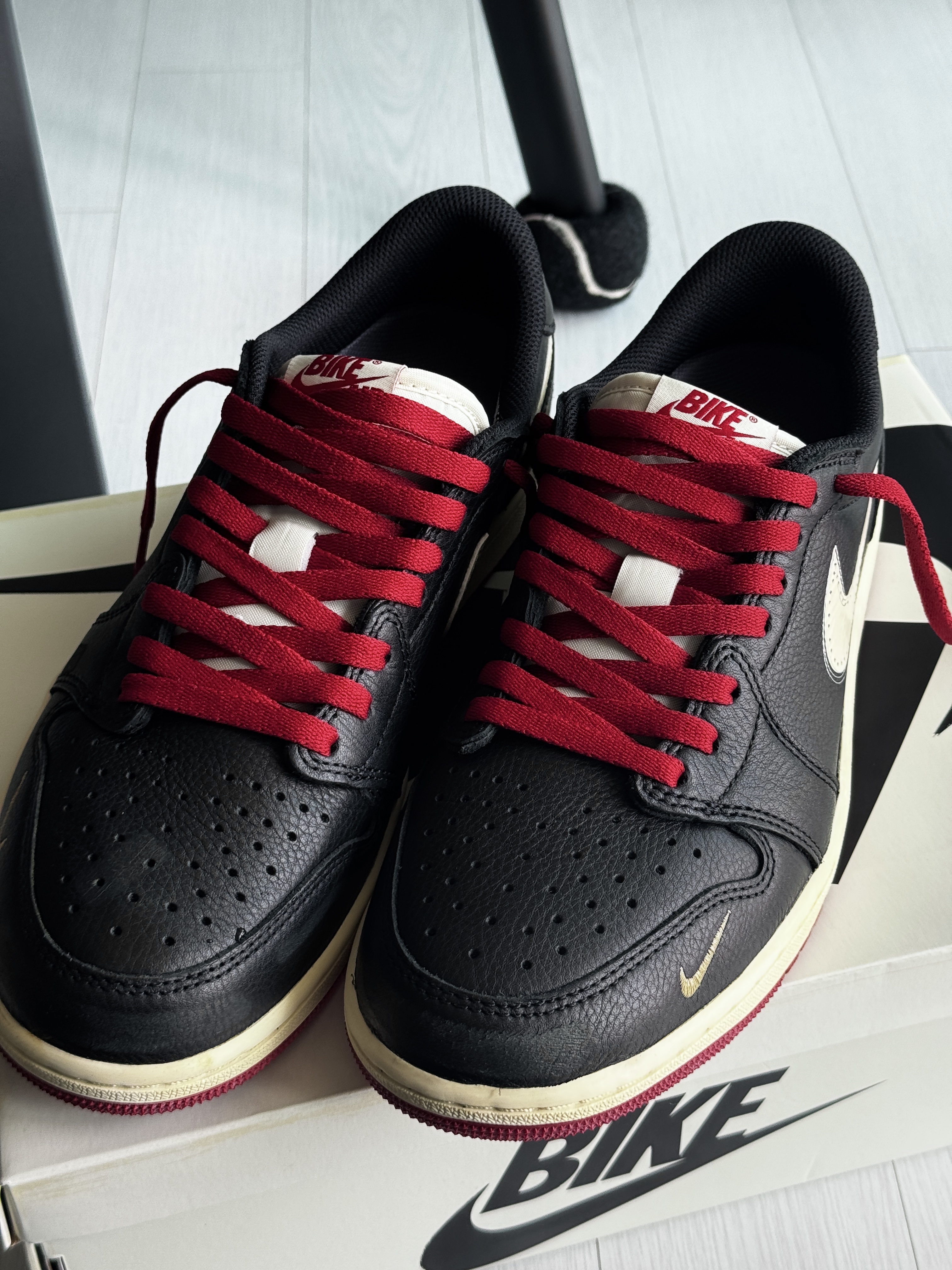 Jordan 1 x Nigel Sylvester Retro Low OG Better With Time 착용 스타일 - 2