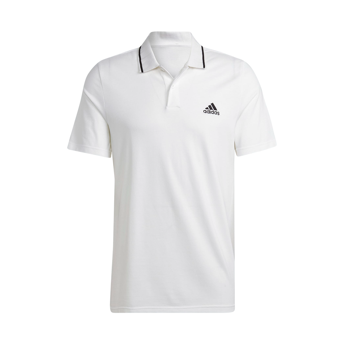 IC9315 Adidas Essentials Pique Small Logo Polo Shirt White - KR Sizing