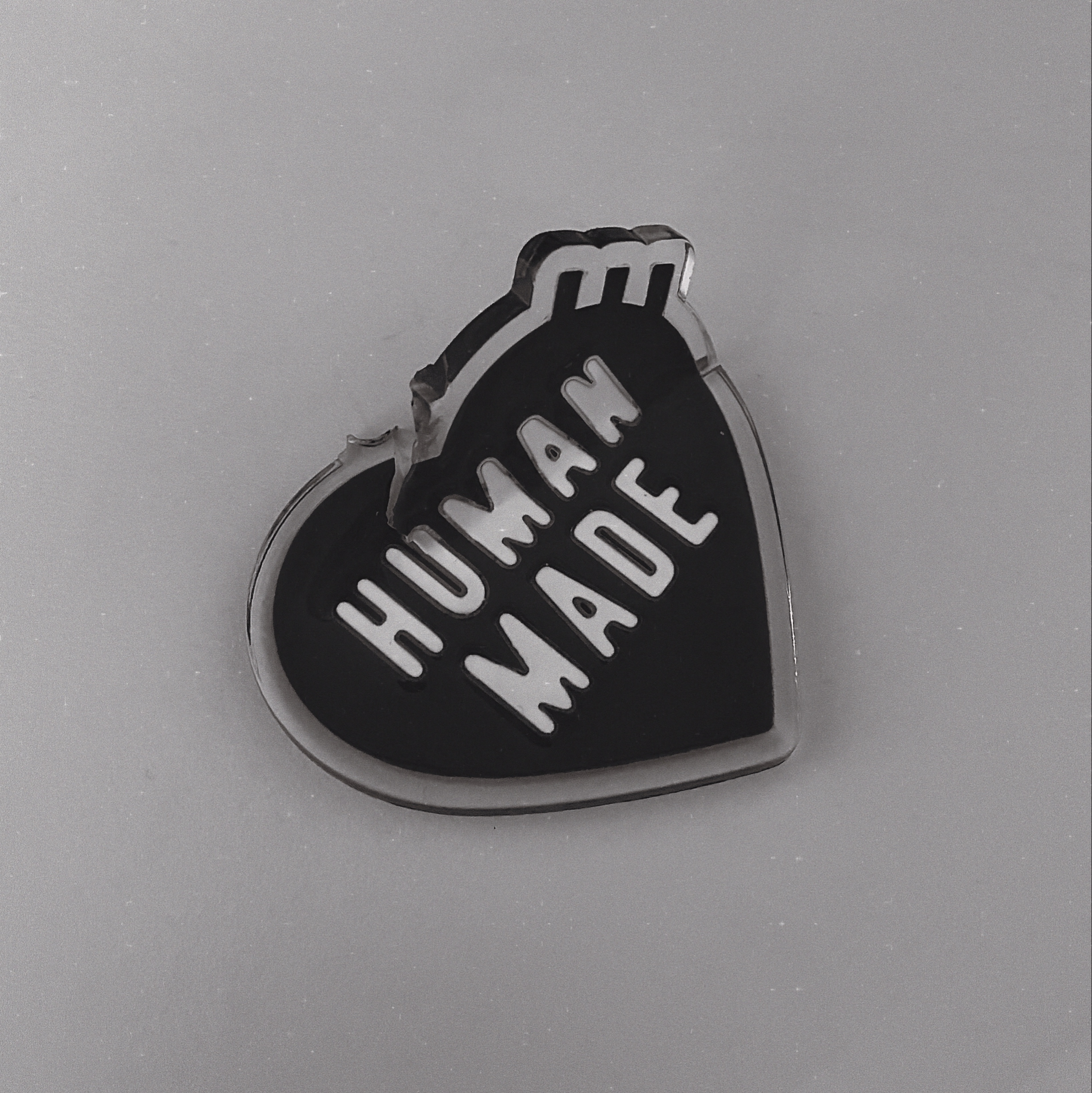 Human Made Heart Keyring Red 착용 스타일