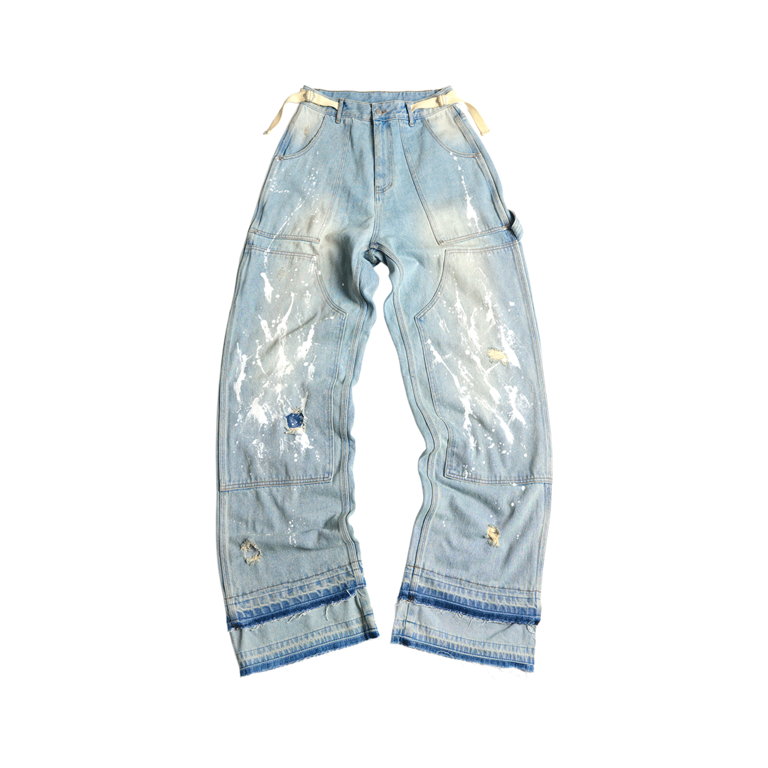 왑웍스 워크 더블니 카펜터 팬츠 올드밀블루(Wapworks Work Double Knee Carpenter Pants Oldmillblue)