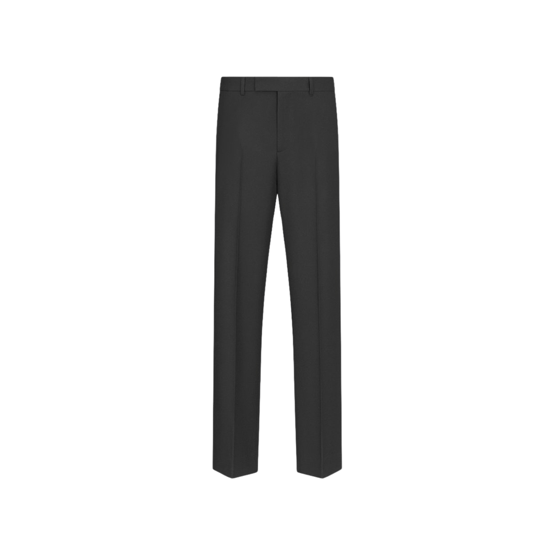 593C103A1040-C900 Dior Wool Whipcord Loose Pants with Double Pocket Black