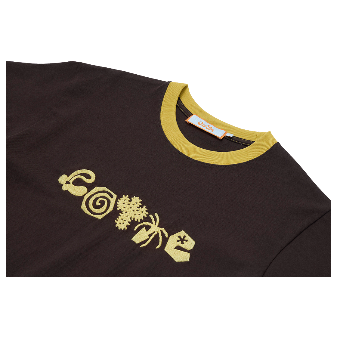 꼬떼 두들가든 티셔츠 브라운(COTTE Doodle Garden T-Shirt Brown) - 3