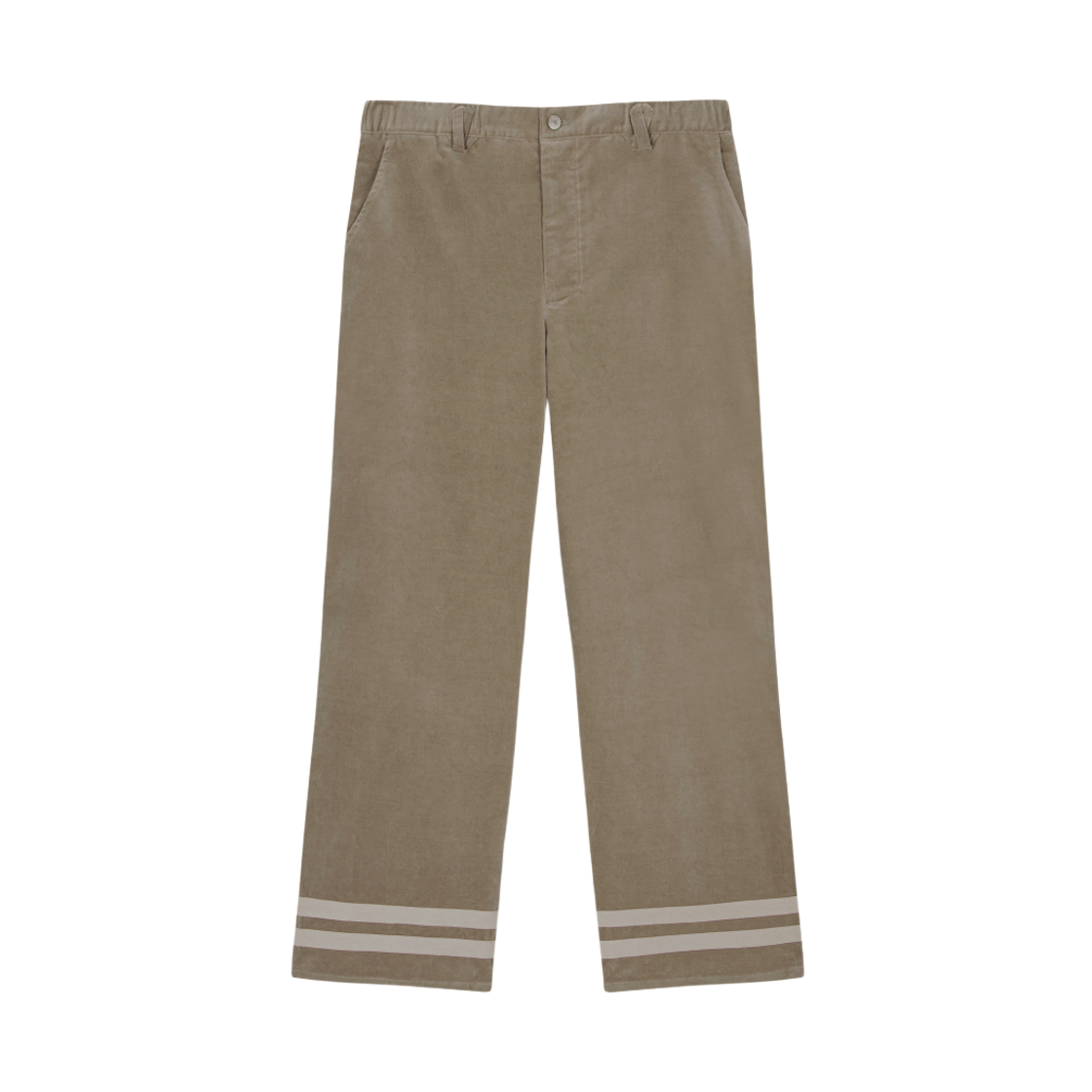 hono25fa11 Hono Report Hem Line Pants Walnut