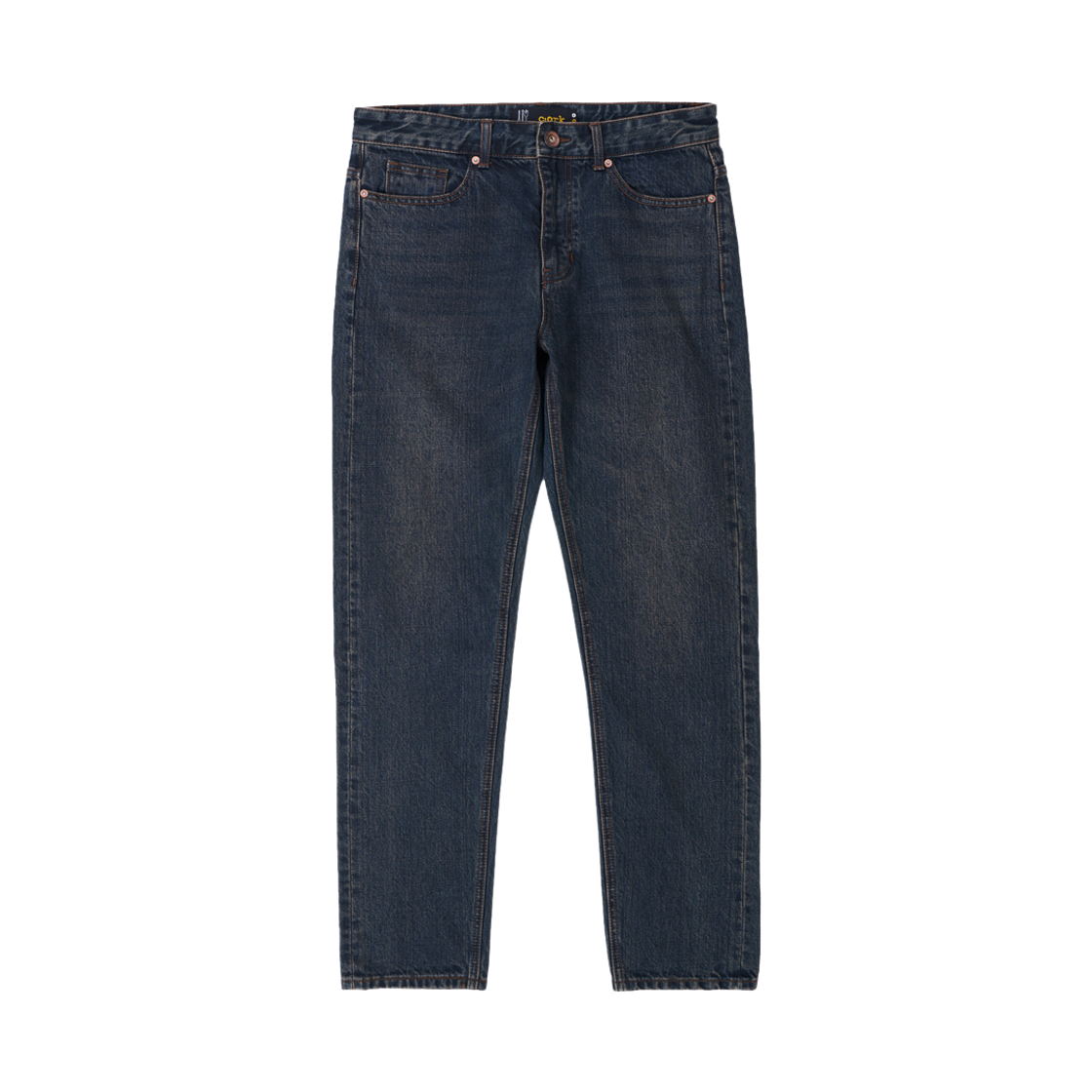 5FW20PT37 Ryul+Wai: Denim Tin Color Selvedge Vintage Pants Indigo K5
