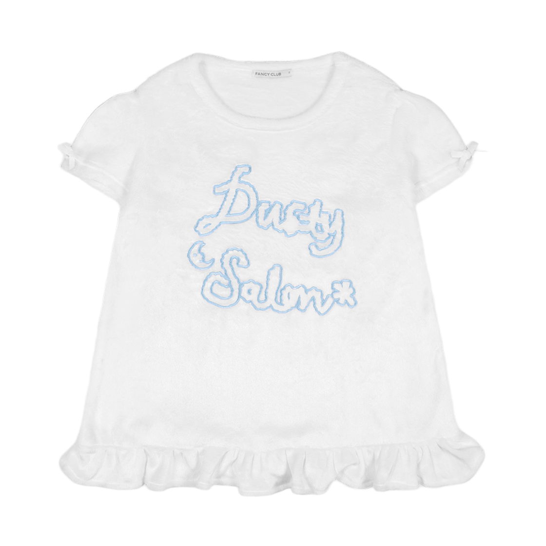 팬시클럽 Zzz 더스티 살롱 파자마 탑 스카이 블루