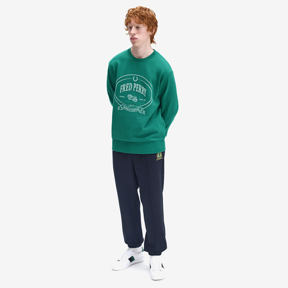 프레드 페리 클럽하우스 초즌 바이 챔피언스 스웻셔츠 스포츠그린(Fred Perry Clubhouse Chosen By Champions Sweatshirt Sport Green) - 4