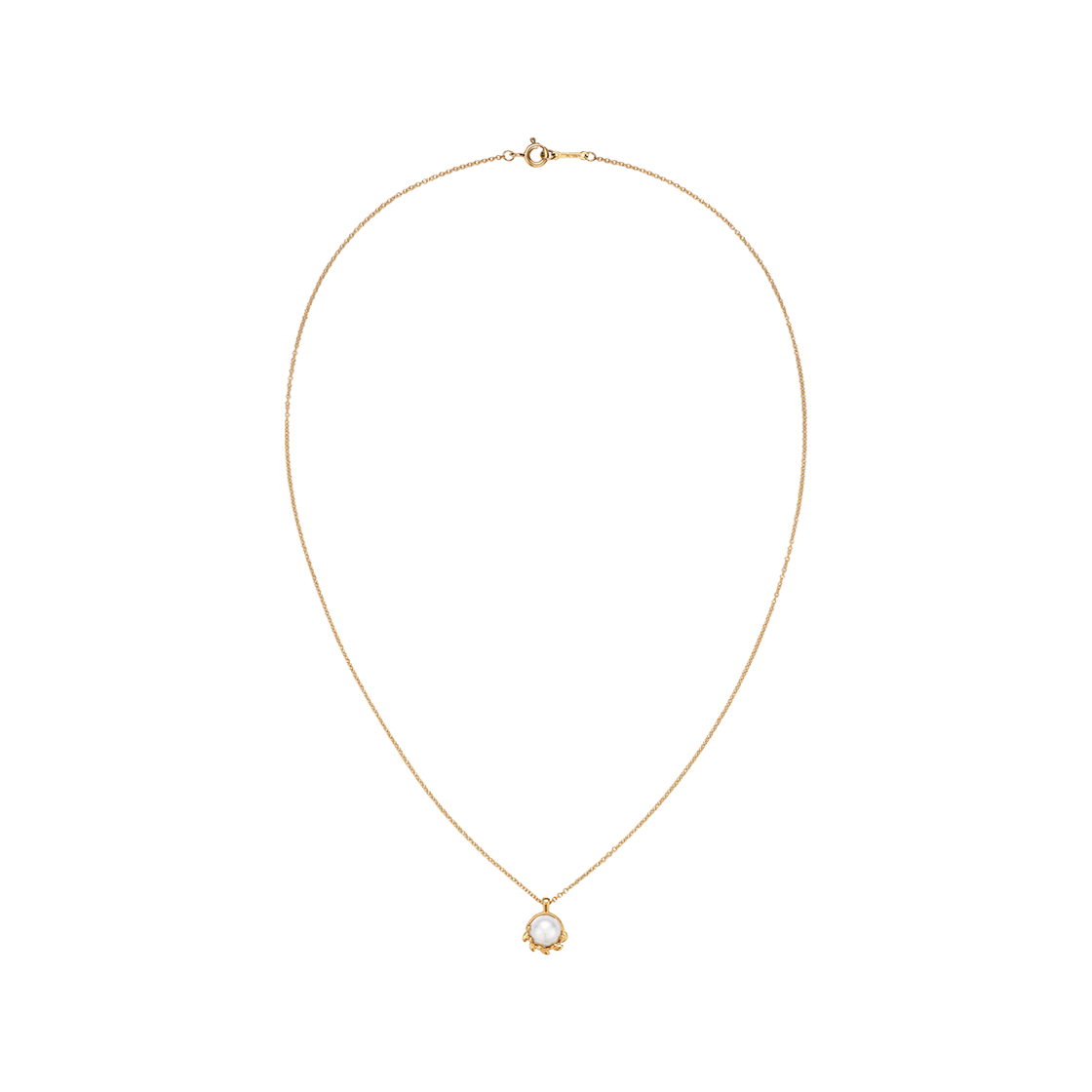 티파니 앤 코 팔로마 피카소 올리브 리프 펜던트 18K 옐로우 골드 펄(Tiffany & Co. Paloma Picasso Olive Leaf Pendant 18K Yellow Gold with Pearl) - 1