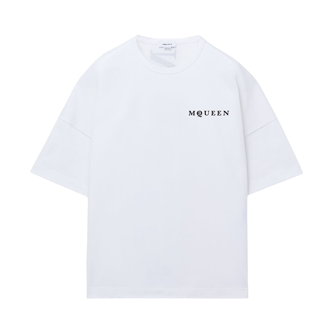 828434QTADE0909 Alexander McQueen Oversized T-Shirt White