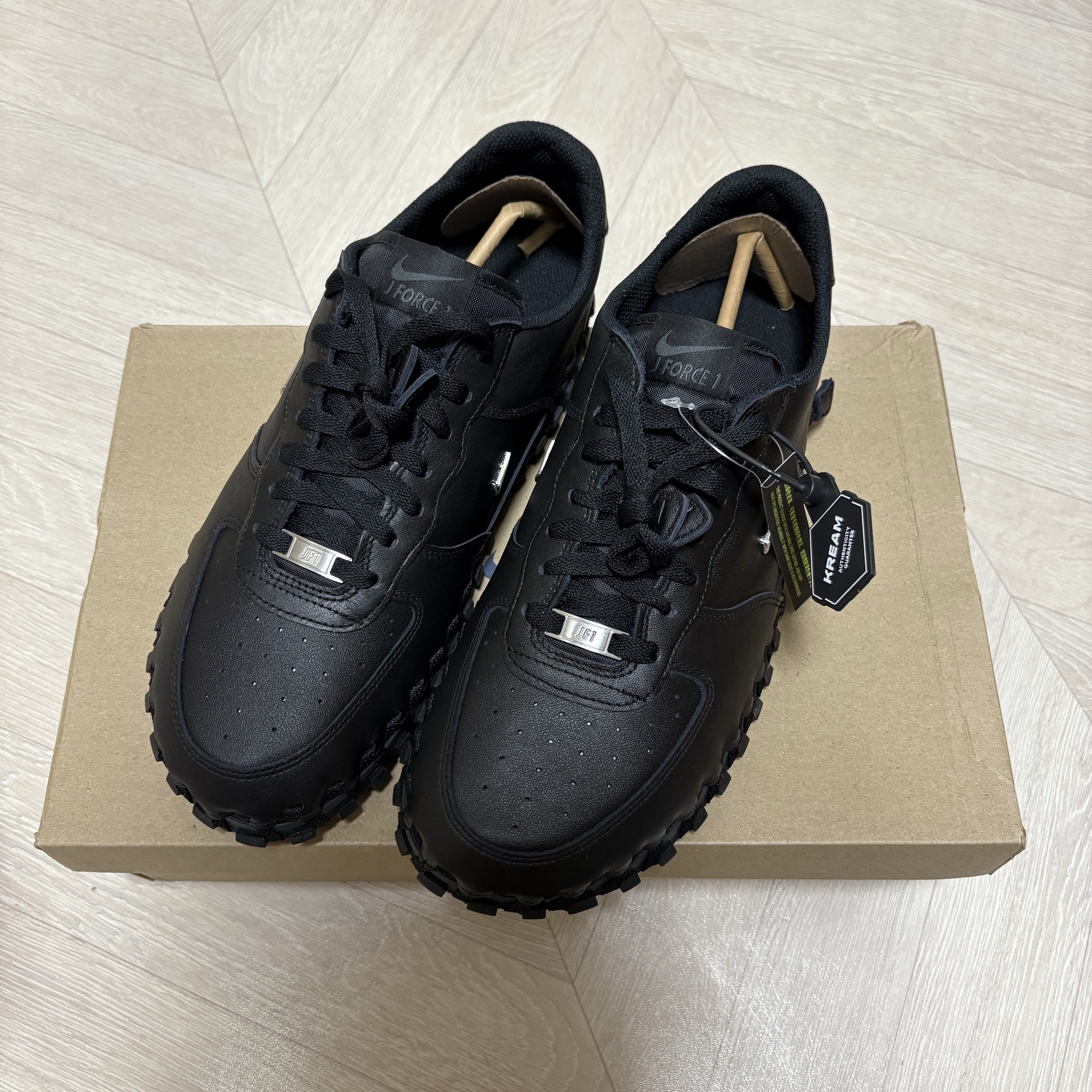 Nike x Jacquemus J Force 1 Low LX SP Black 착용 스타일