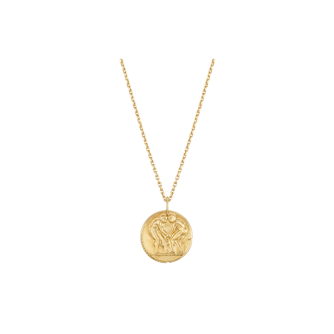 반 클리프 & 아펠 조디악 제미니 쌍둥이자리 메달 18K 옐로우 골드(Van Cleef & Arpels Zodiaque Medal Geminorum Gemini 18K Yellow Gold) - 1