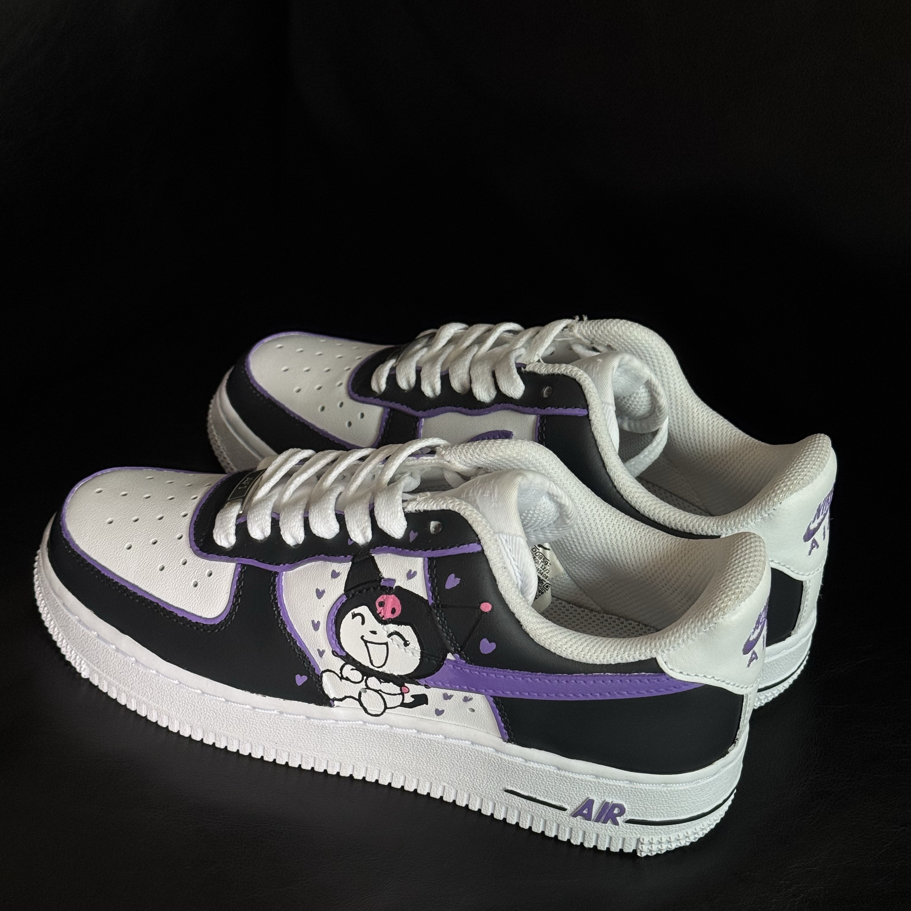 Nike Air Force 1 '07 Low White, Nike Air Force 1 '07 Low Triple Black 착용 스타일 - 2