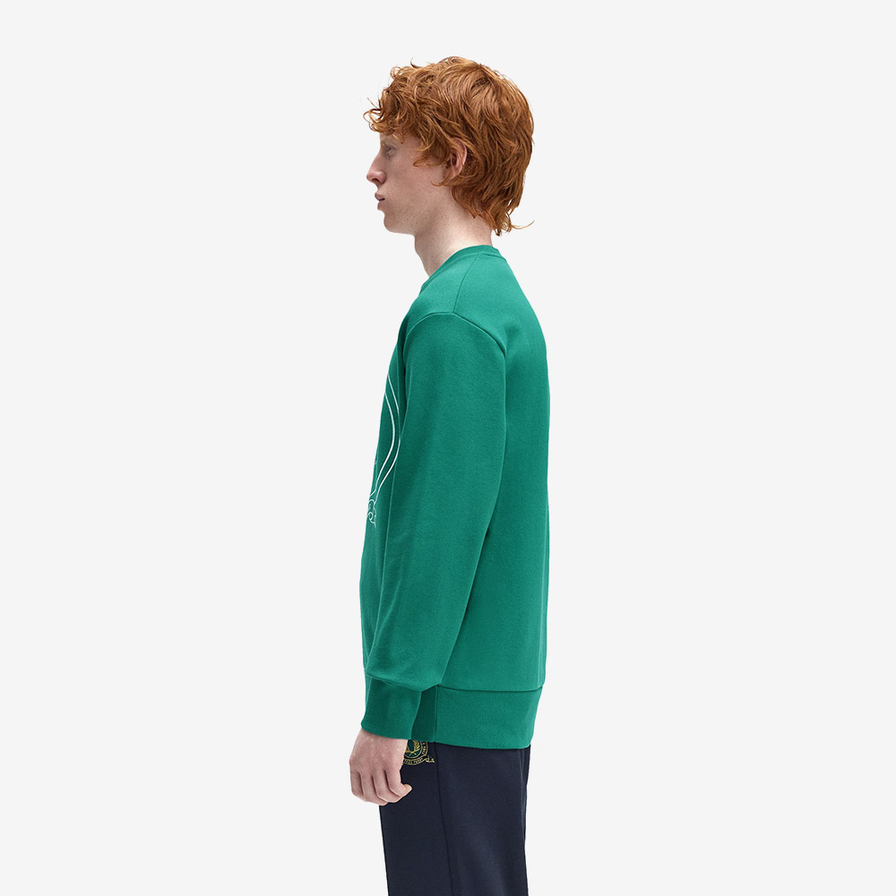 프레드 페리 클럽하우스 초즌 바이 챔피언스 스웻셔츠 스포츠그린(Fred Perry Clubhouse Chosen By Champions Sweatshirt Sport Green) - 3