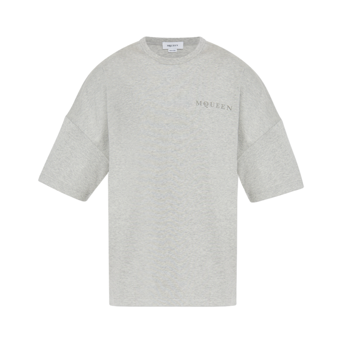828434QTADE0582 Alexander McQueen Oversized T-Shirt Grey