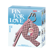Pop Mart Labubu The Monsters Pin For Love Series - Letter Pendant Sealed Case (N-Z) (1 Blind Box)