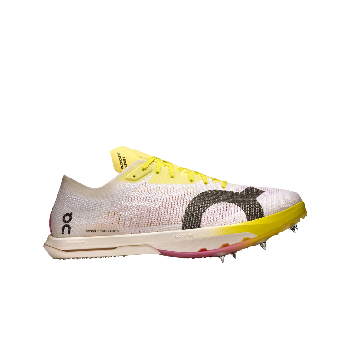 온 러닝 클라우드스파이크 시티우스 2 화이트 라즈베리(On Running Cloudspike Citius 2 White Raspberry) - 1