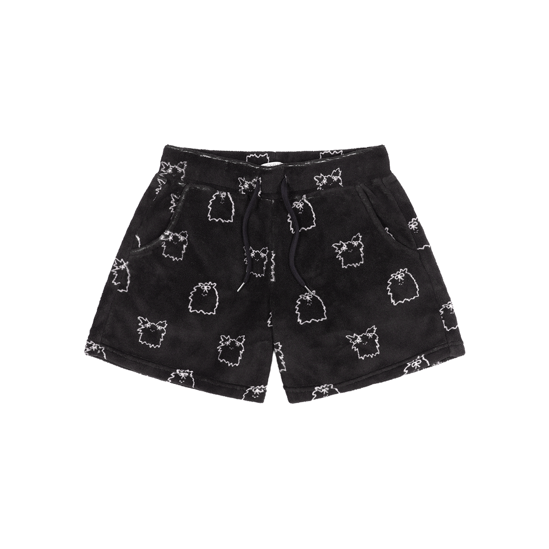 팬시클럽 Zzz 더스티 살롱 파자마 숏 팬츠 블랙