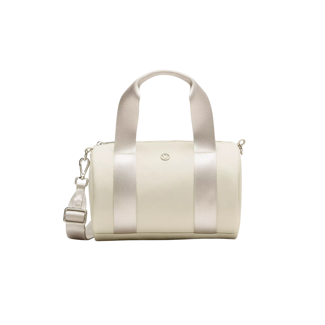 룰루레몬 니트 나일론 미니 배럴 더플백 로우 린넨(Lululemon Knit Nylon Mini Barrel Duffle Bag Raw Linen)