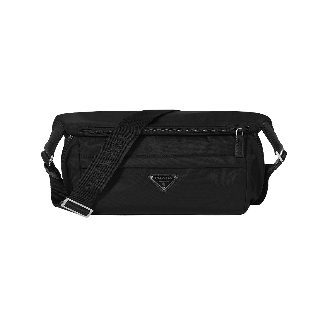 프라다 리나일론 앤 사피아노 레더 숄더백 블랙(Prada Re-Nylon and Saffiano Leather Shoulder Bag Black)