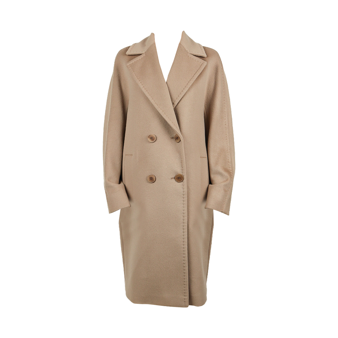 (W) 막스마라 스튜디오 아젠다 울 코트 카멜((W) Max Mara Studio Agenda Wool Coat Camel) - 1