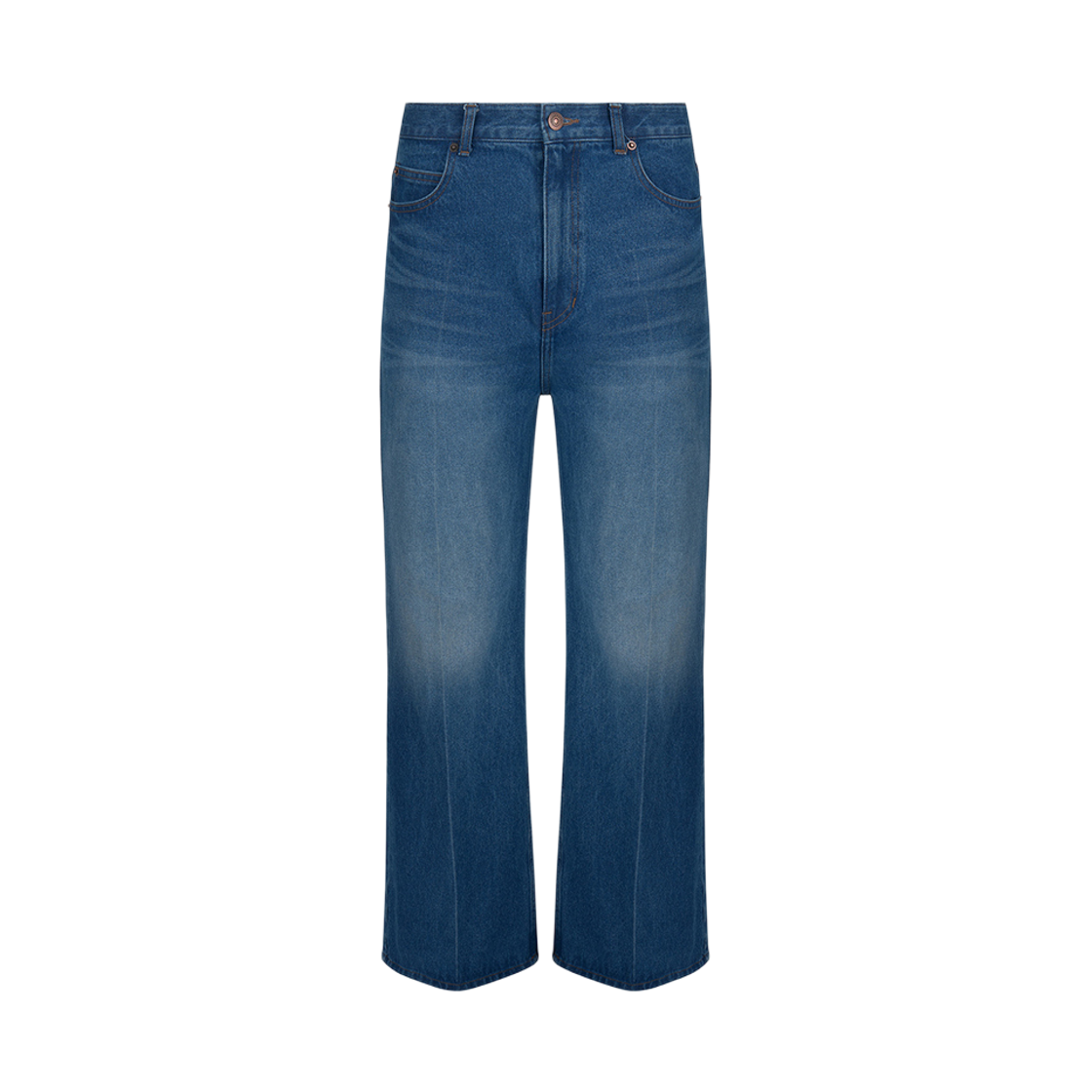 NWA5FDP76DL (W) Noice Timeless Washed Flared Jeans Dark Blue