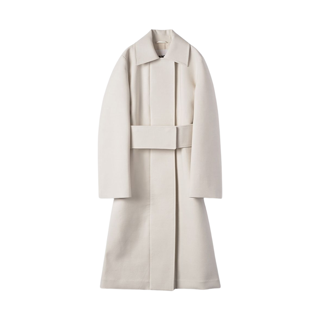 JSPU430125-WU212300-107 (W) Jil Sander Sports Trench Coat Chalk