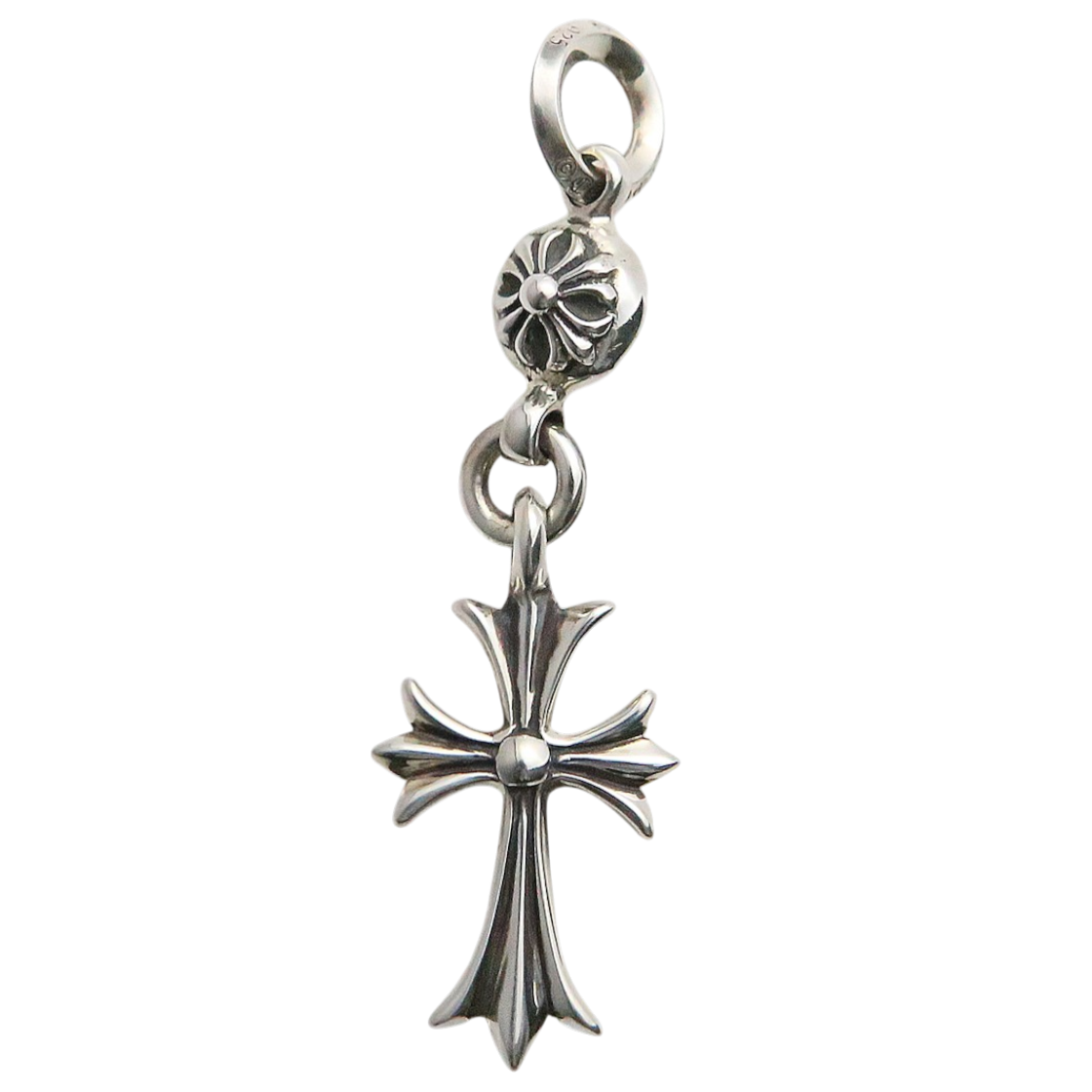 120 111 459 Hansroom Chrome Hearts One Ball Tiny Cross Charm