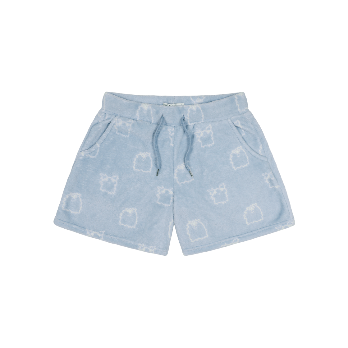 팬시클럽 Zzz 더스티 살롱 파자마 숏 팬츠 스카이 블루