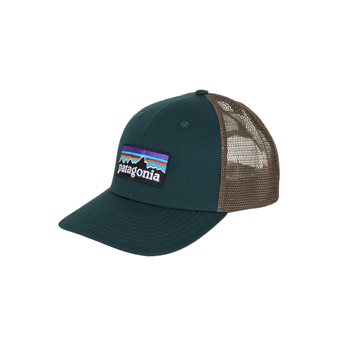 파타고니아 P-6 로고 트러커 햇 케스케이드 그린(Patagonia P-6 Logo Trucker Hat Cascade Green)
