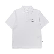 IAB Studio Pique T-Shirt White Navy