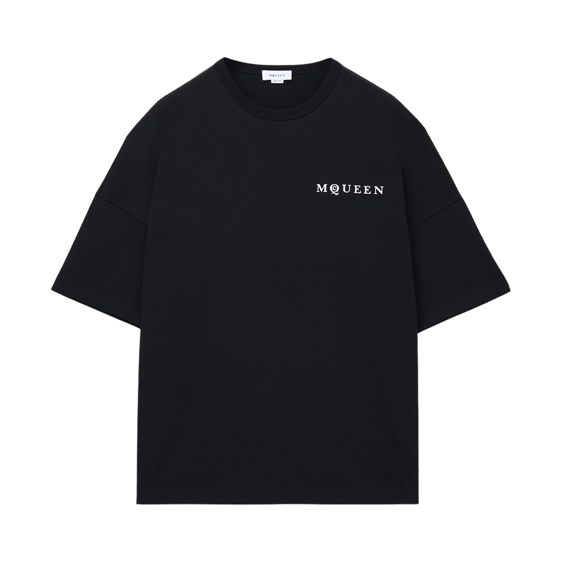 828434QTADE0520 Alexander McQueen Oversized T-Shirt Black