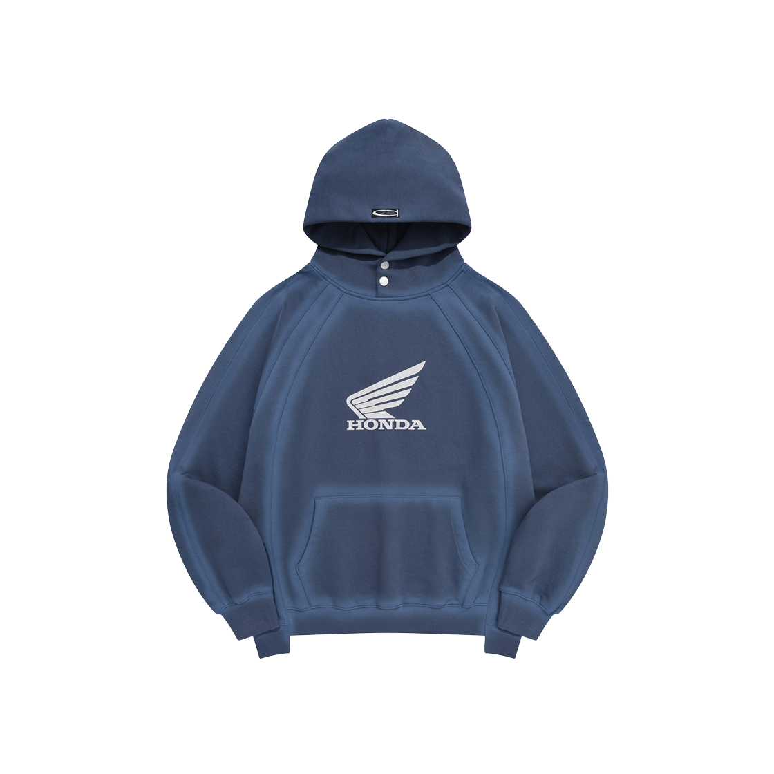 혼다 빈티지 컷오프 후디 스프레이 그린블루