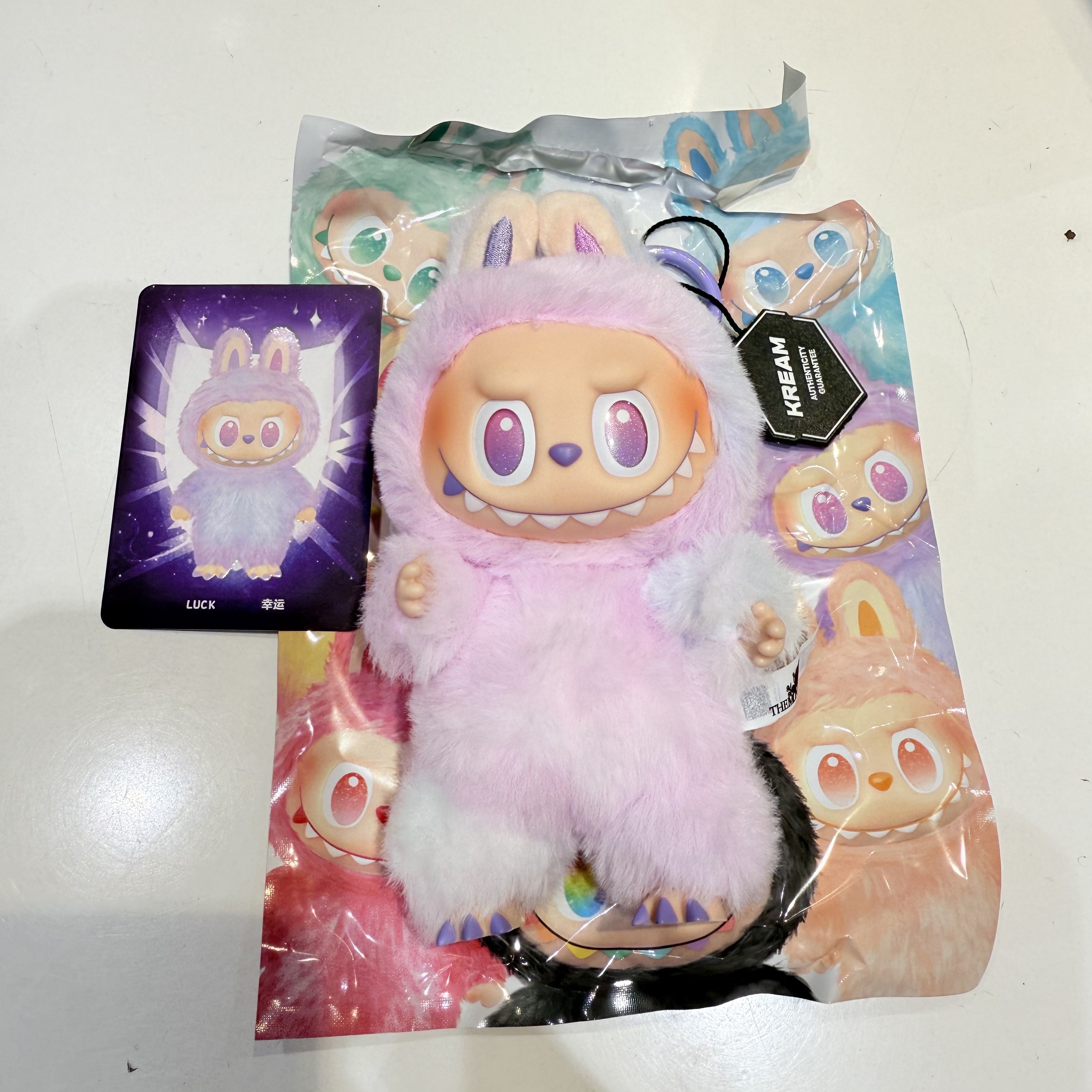 Pop Mart Labubu The Monsters Highlight Series Luck Keyring (Opened Case) 착용 스타일