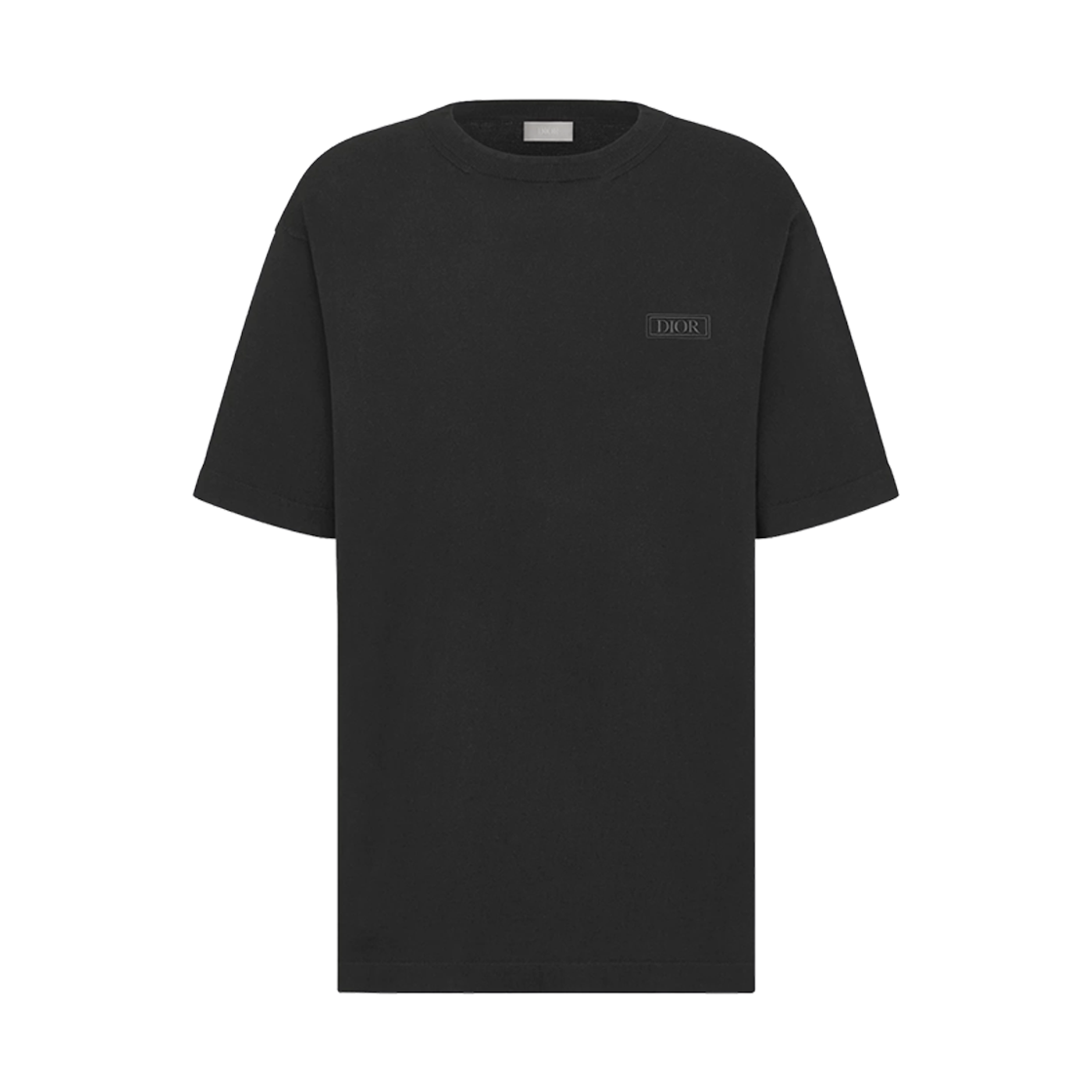 593M618A7012-C989 Dior Icons Cotton Silk Jersey T-Shirt Black