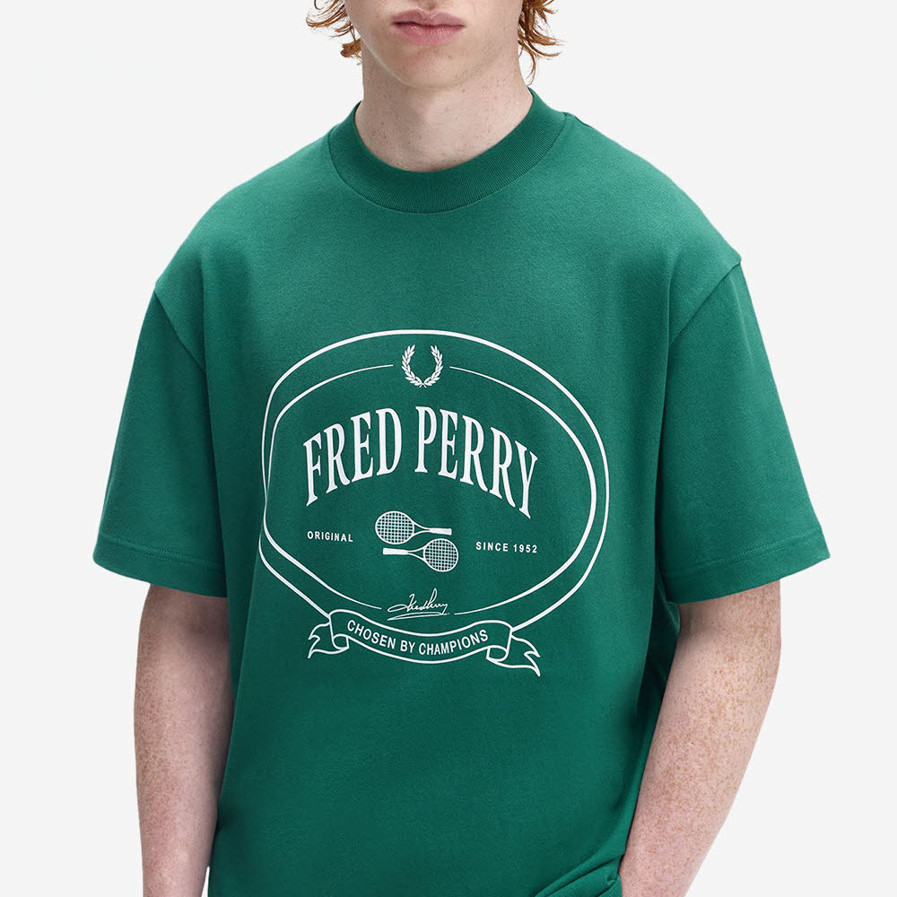 프레드 페리 클럽하우스 초즌 바이 챔피언스 티셔츠 스포츠그린(Fred Perry Clubhouse Chosen By Champions T-Shirt Sport Green) - 4