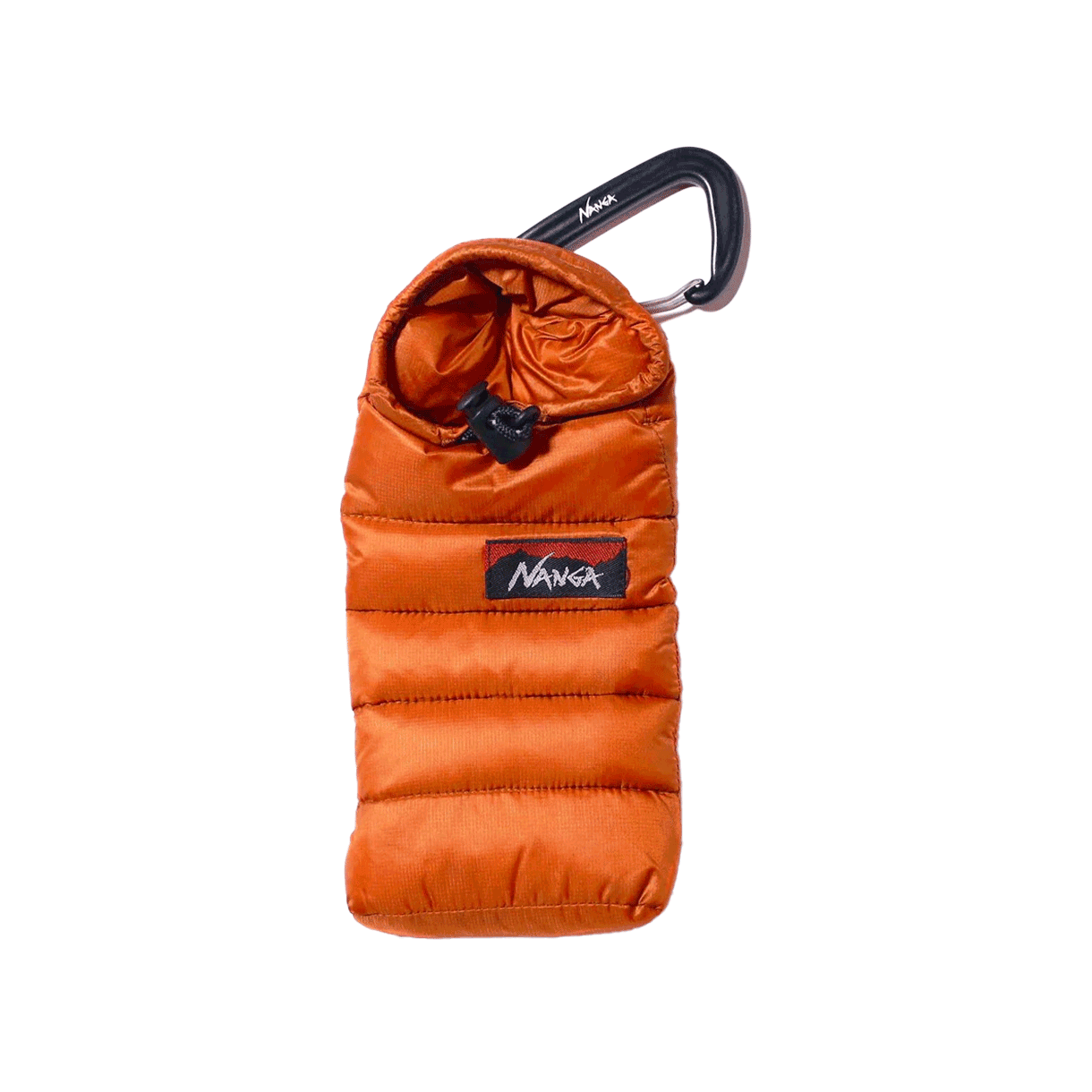 난가 미니 슬리핑 백 폰 케이스 오렌지 - 25FW(Nanga Mini Sleeping Bag Phone Case Orange - 25FW)