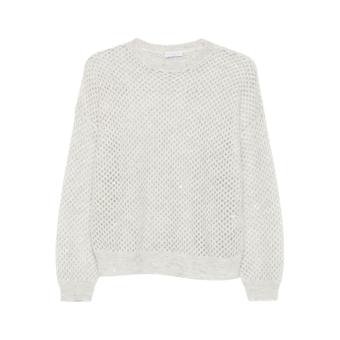 (W) 브루넬로 쿠치넬리 울 니트 그레이((W) Brunello Cucinelli Wool Knit Grey) - 1