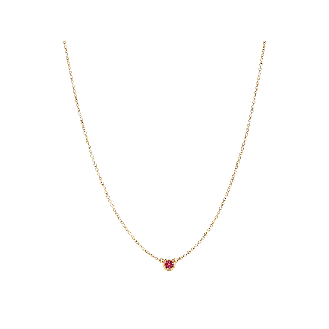 티파니 앤 코 엘사 퍼레티 컬러 바이 더 야드 펜던트 18K 옐로우 골드 루비(Tiffany & Co. Elsa Peretti Color By The Yard Pendant 18K Yellow Gold with Ruby)